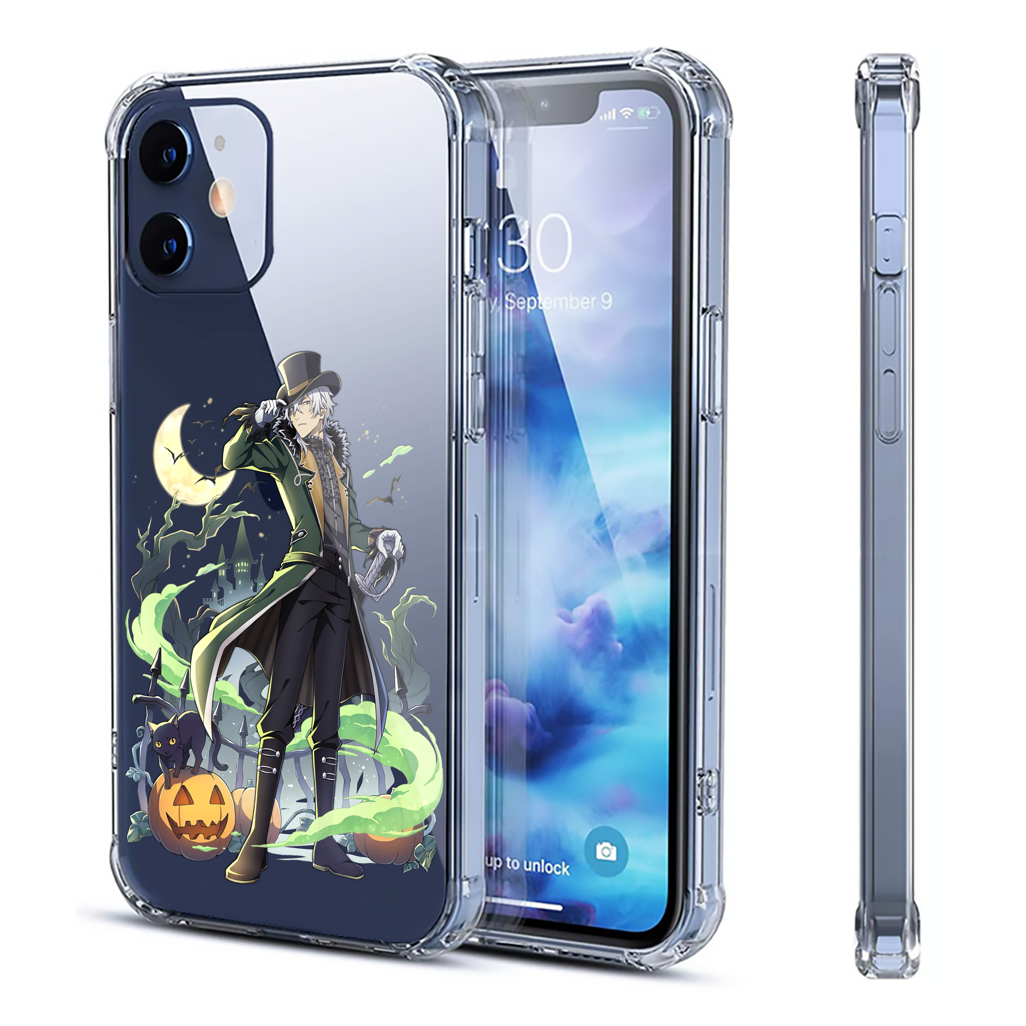 （画像用） 文豪ストレイドッグス Bungo Stray Dogs 【iPhone 12シリーズ対応】透明スマホケース（クリアソフトケース）